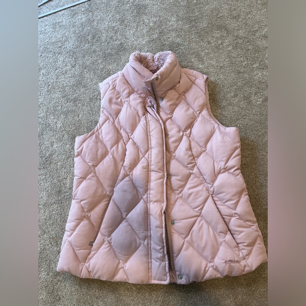 Soft pink vest